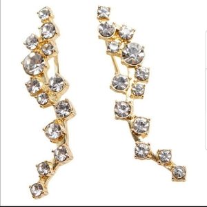 Bauble Bar Farah Ear Crawler Earrings